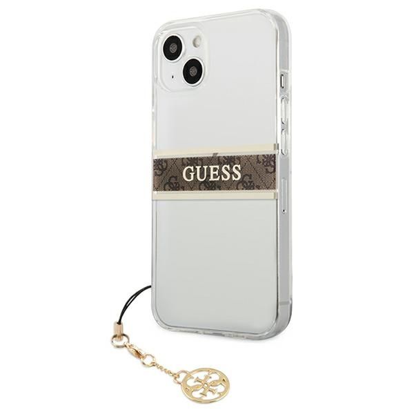 Etui Guess Guhcp13Skb4Gbr Iphone 13 Mini 5,4"   4G Brown Strap Charm