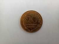 Moneta Francja - 20 centymów 2000 /11/