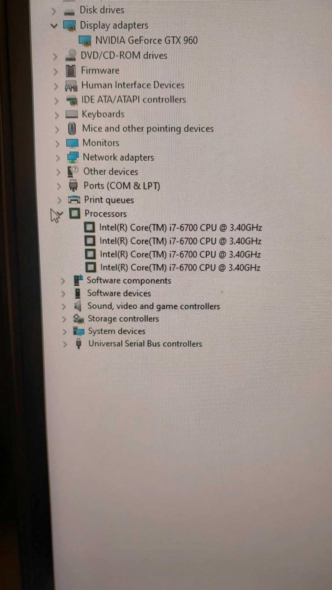 Komputer i7 / GTX 960 / 16GB RAM / SSD / Windows 10