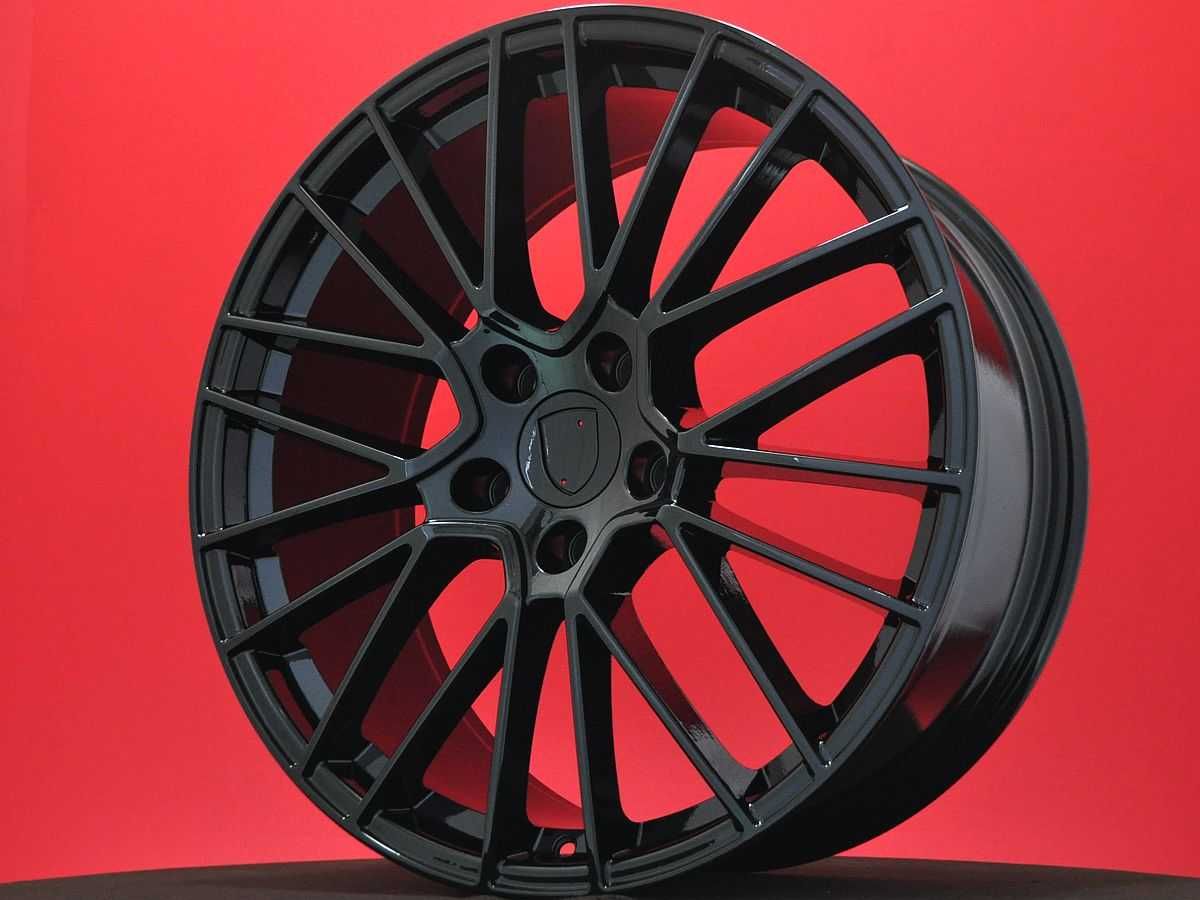 Czarne felgi R21 5x130 Porsche Cayenne E1 9PA II E2 92A Audi Q7 4M 1 I