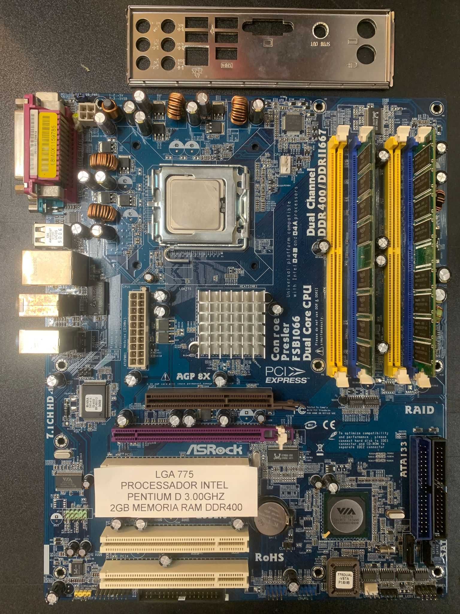 Motherboard ASRock 775VM800 LGA 775