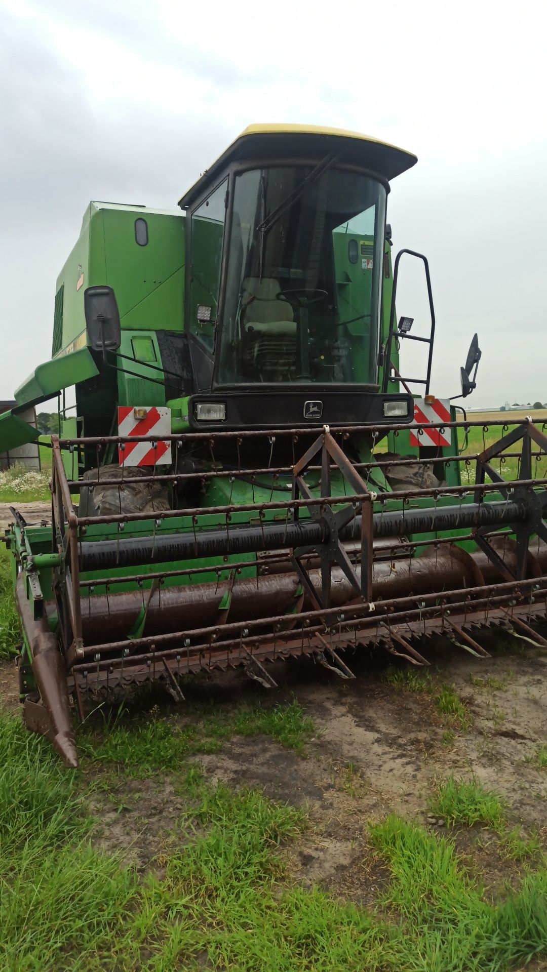 Heder 4.2m + wózek do kombajnu zbożowego (John Deere)