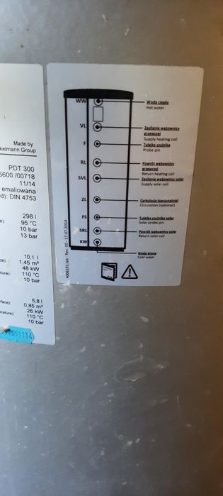 Bojler zasobnik CWU 300L