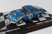 RENAULT ALPINE A110 Jean Claude Andruet Rajd MonteCarlo 1973 1:43