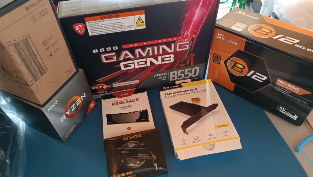 Komputer Black Silent MSI B550 Gaming R5 DDR4 3600MHz Gtx 1660Ti Aorus