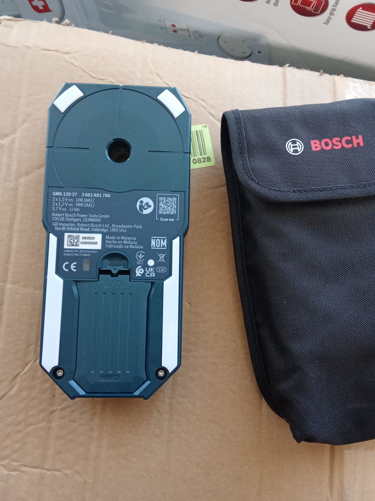 Bosch GMS 120 – 27 wykrywacz przewodów napięcia nowy oryginał