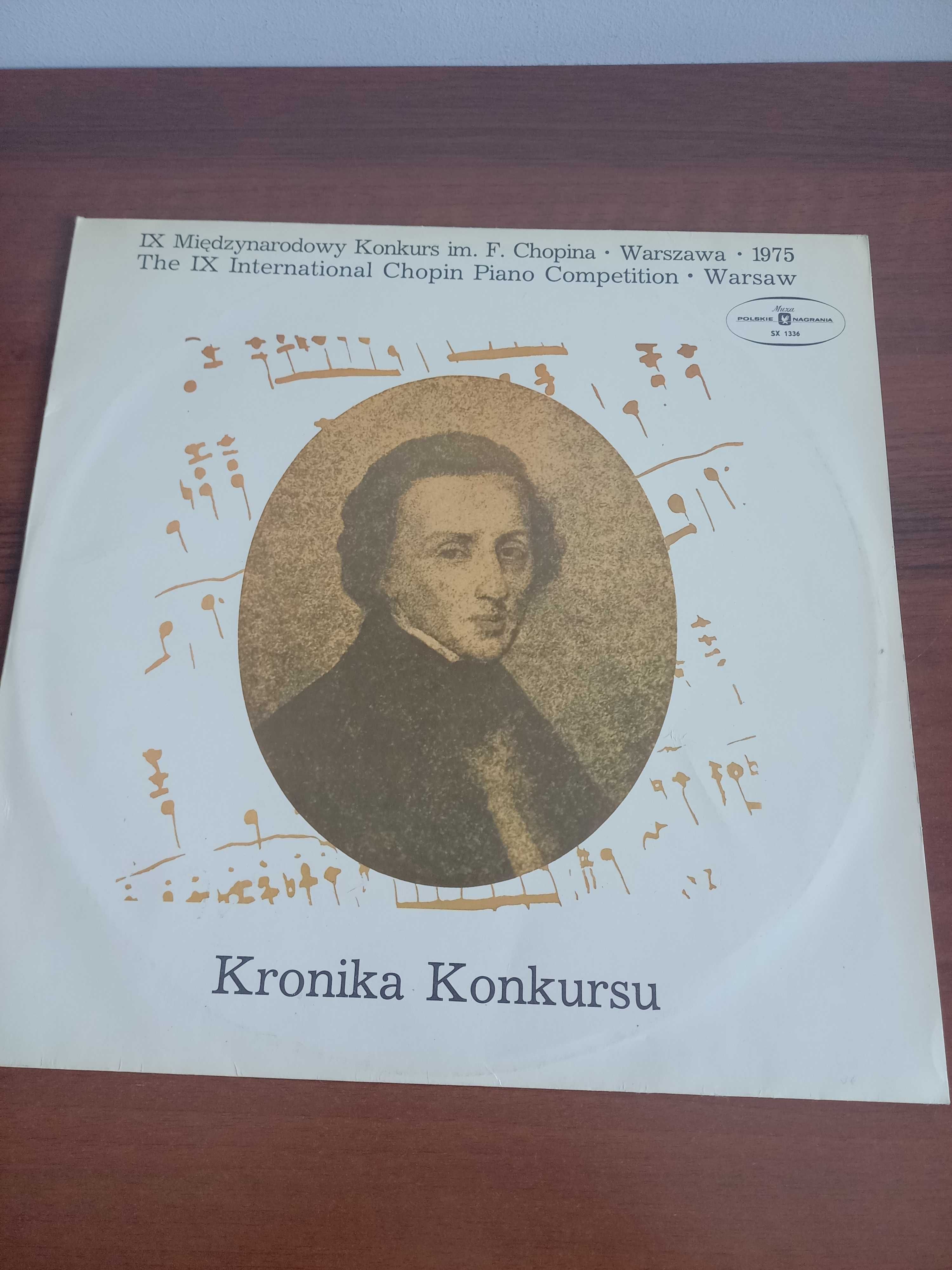 Plyta winylowa Kronika Konkursu IX Miedzynarodowy im. F . Chopina 1975