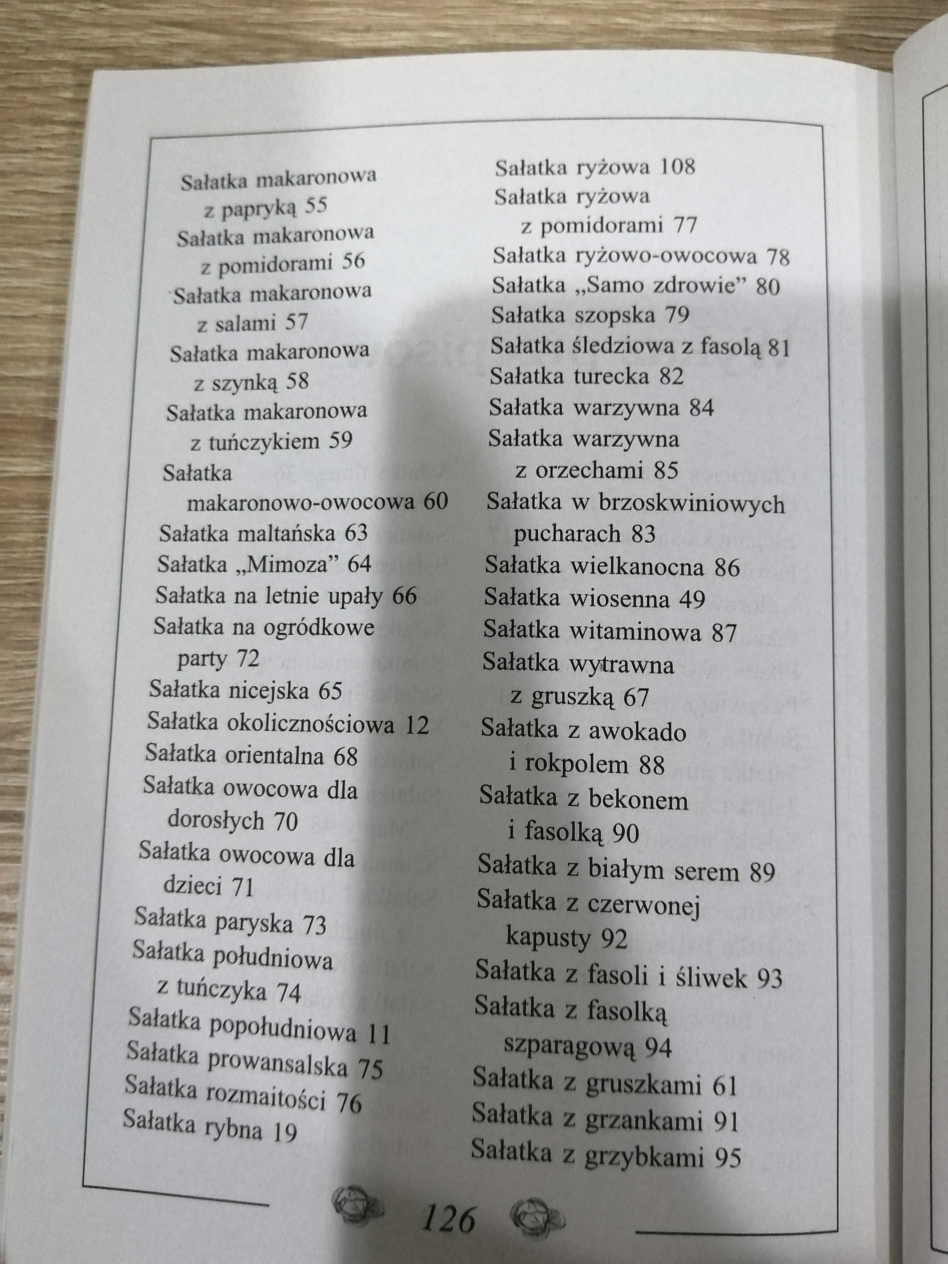 Książka kucharska Najlepsze sałatki Jolanta Muras