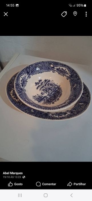 Louça antiga como nova