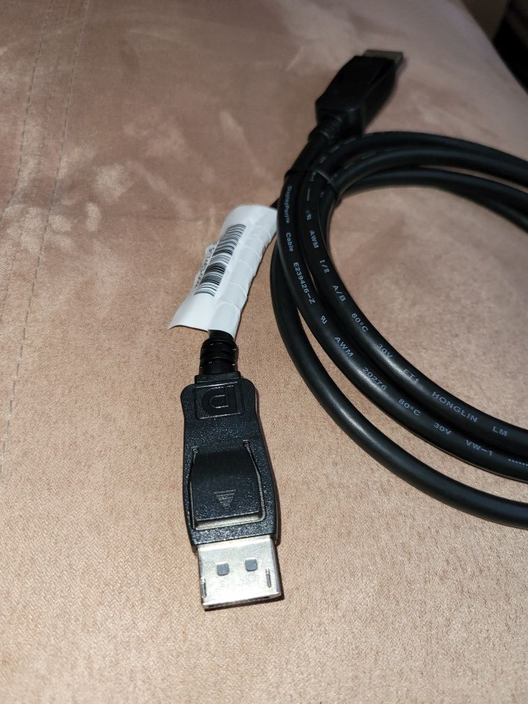 Kabel  DP - DP Display Port 1.2 m HP  Nowy
