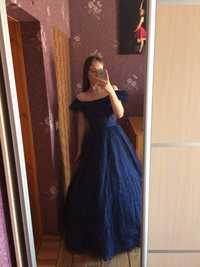 Випускна синя сукня