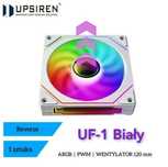 Wentylatory komputerowe 120 mm UF-1 PWM/RGB koloru białego