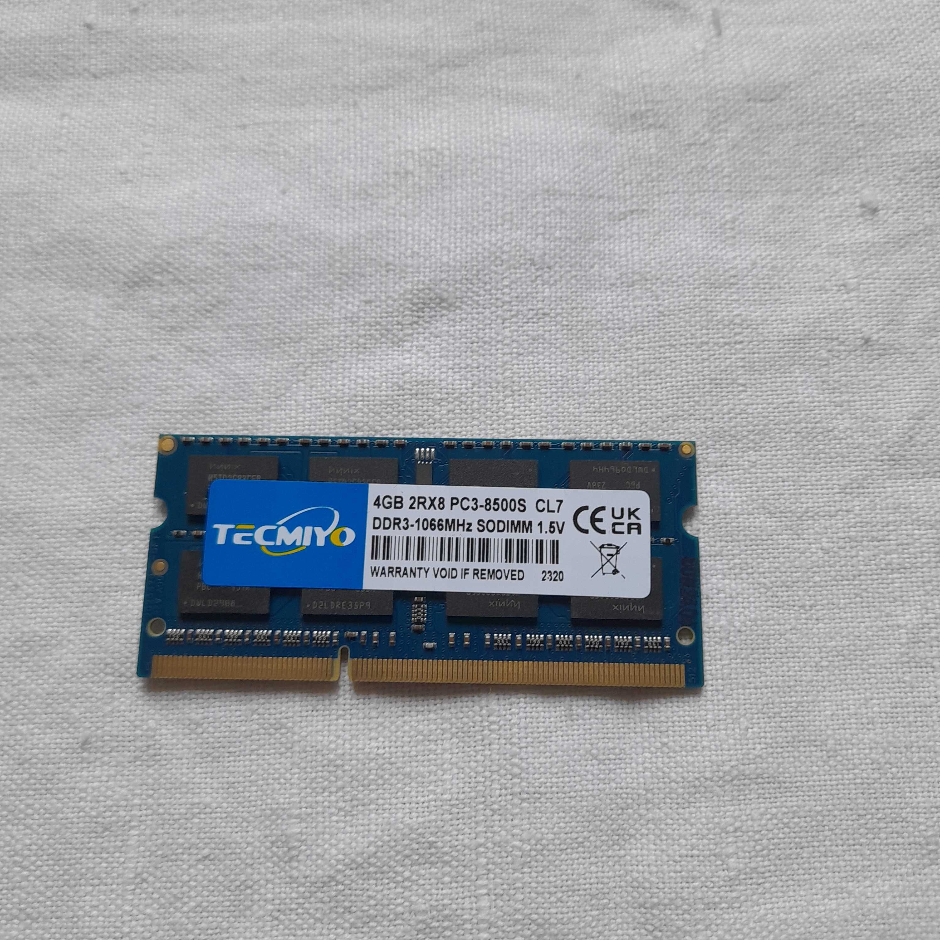 Оперативна пам'ять Hynix DDR3 1Rx16 1Gb PC3-10600 1333MHz