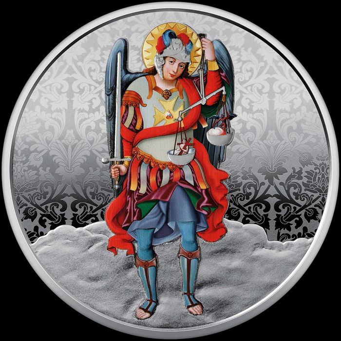 Архангел Михаїл. Срібна монета 10 грн 2025 рік