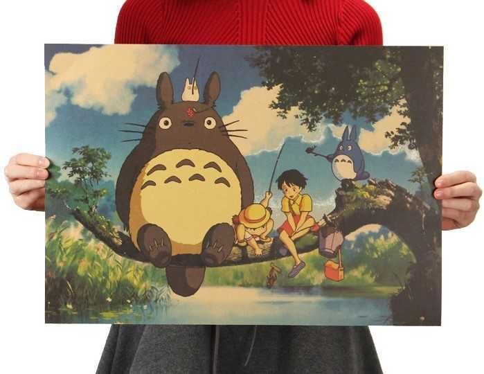 Plakat Mój Sąsiad Totoro Anime Manga 51x35cm