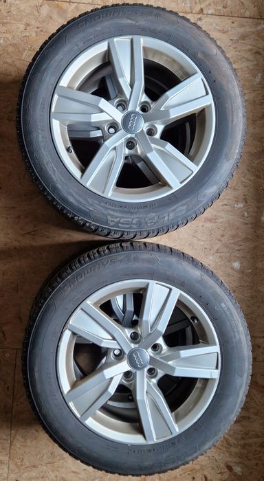 Felgi aluminiowe Audi a4 16 cali + opony zimowe