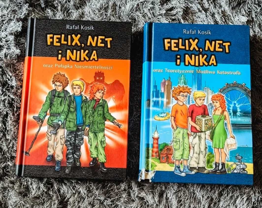 Zestaw 2 książek Felix, Net i Nika stan bardzo dobry