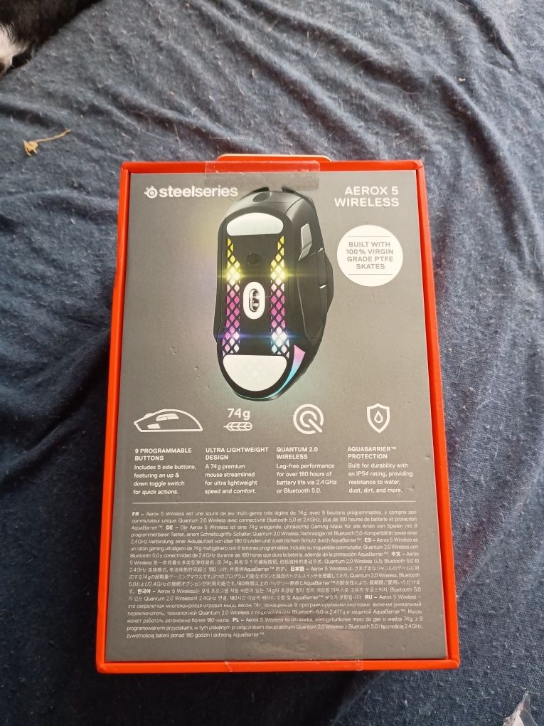 Myszka steelseries Aerox 5 wireless