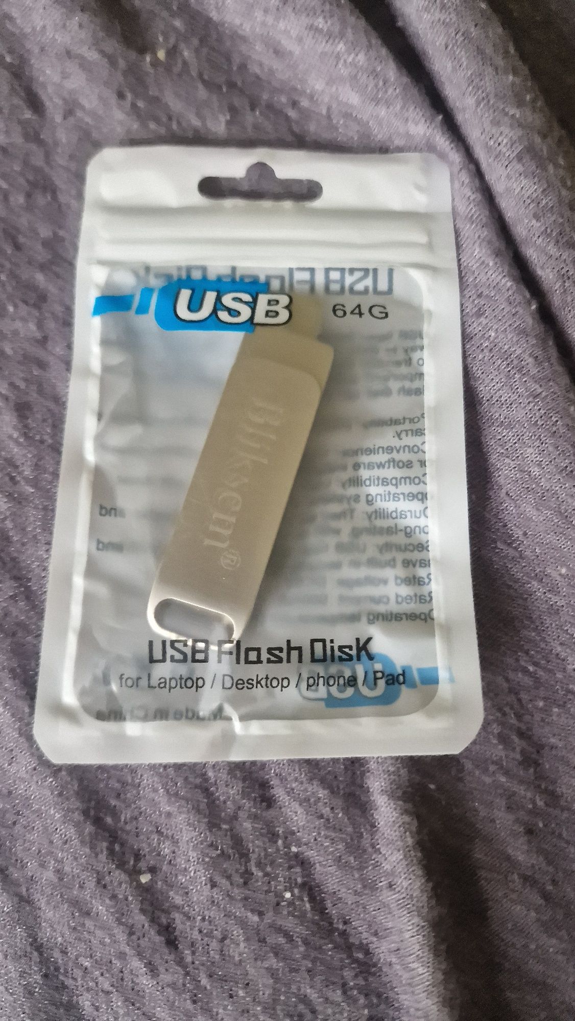 Nowy pendrive 64gb USB + typ C