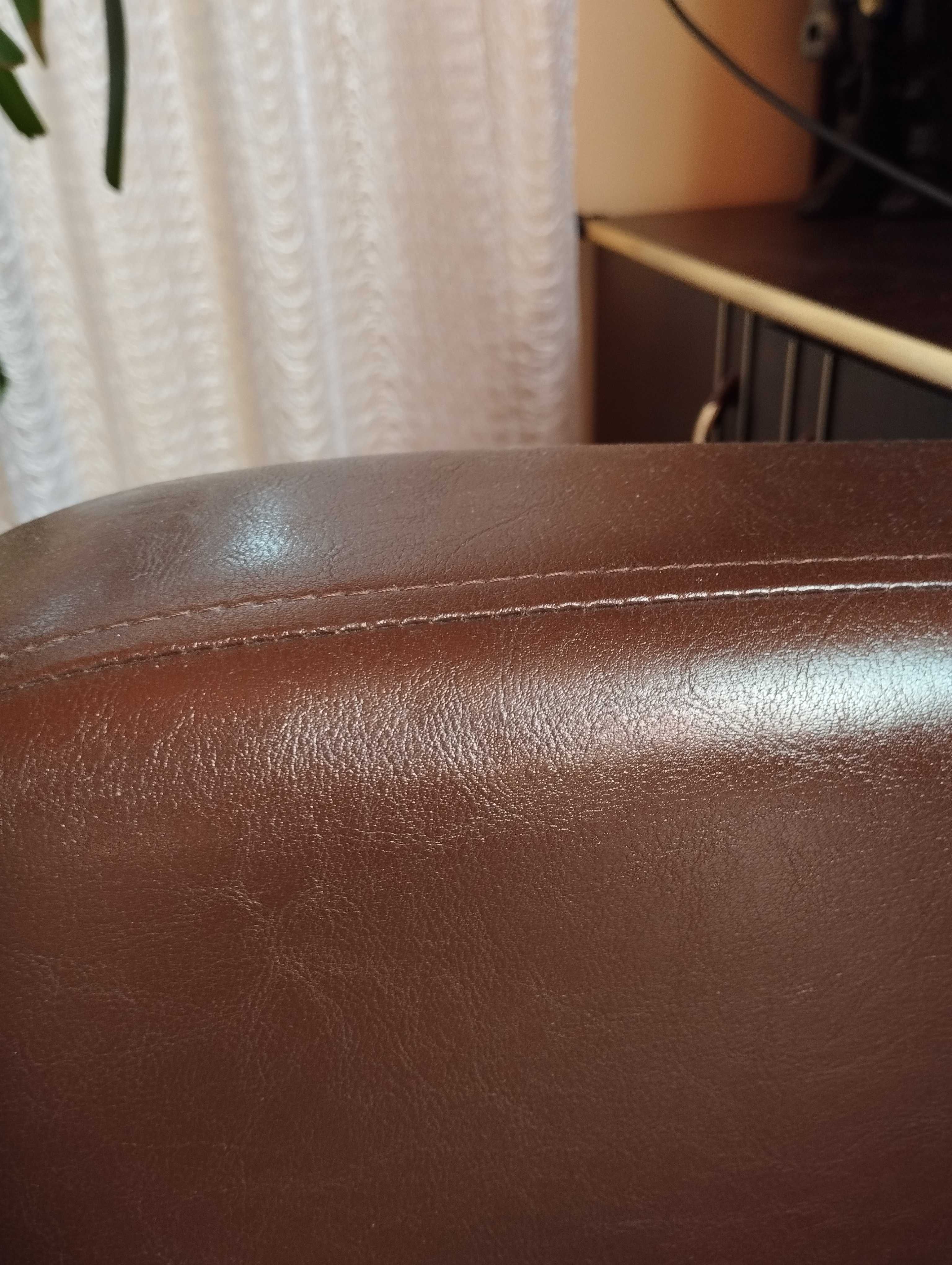 Wypoczynek eko skóra wersalka plus 2 fotele