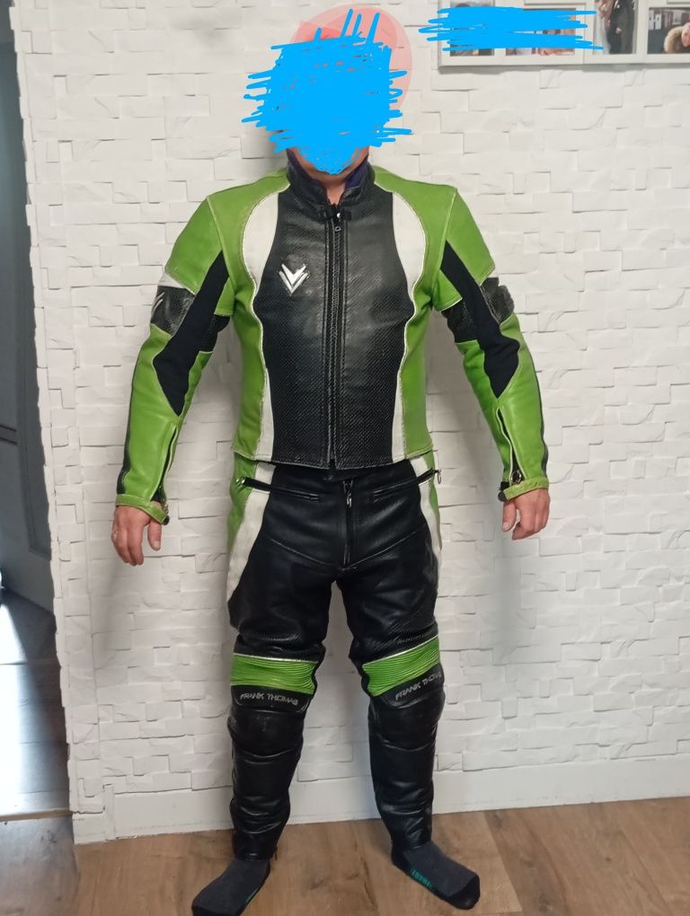 Kombinezon motocyklowy 2 części.