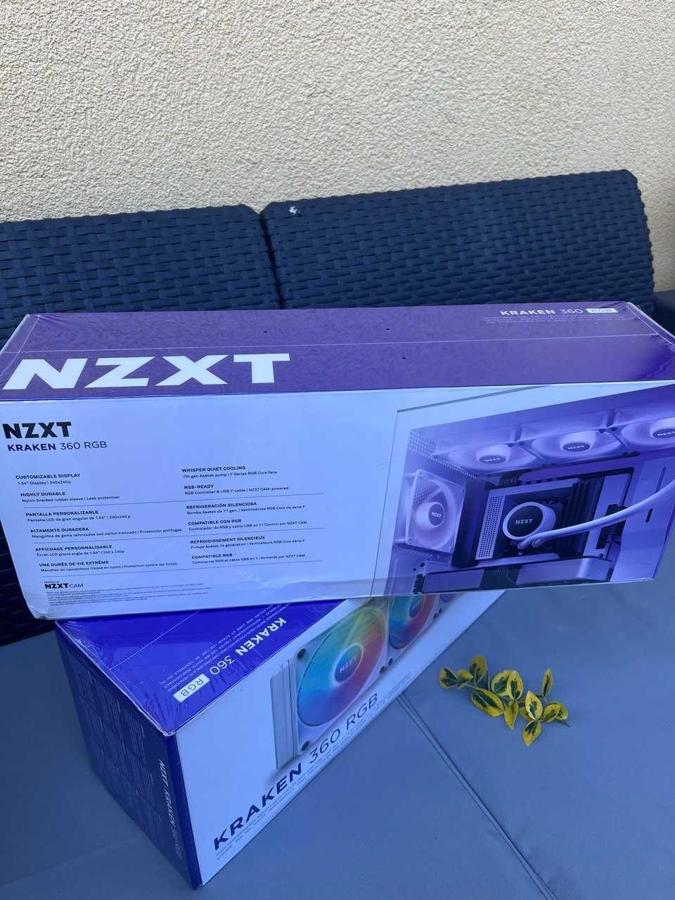 Водяне охолодження для ПК NZXT, Kraken RGB 360mm