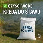 Kreda do stawu naturalne oczyszczanie wody bezpieczna dla ryb i roślin
