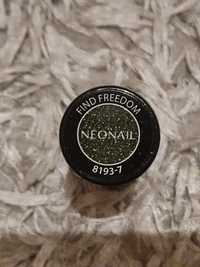 Nowy brokatowy lakier hybrydowy neonail find freedom 8193-7 mani