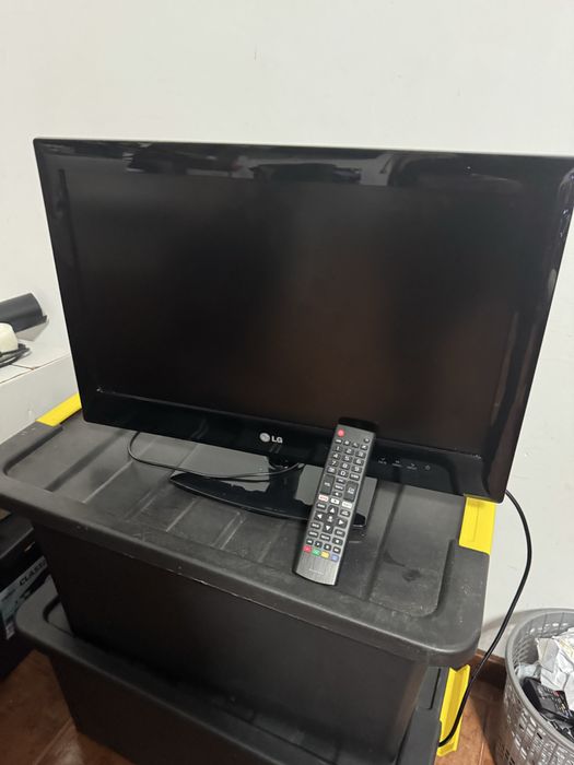 Tv led lg 22 polgadas so funciona com box
