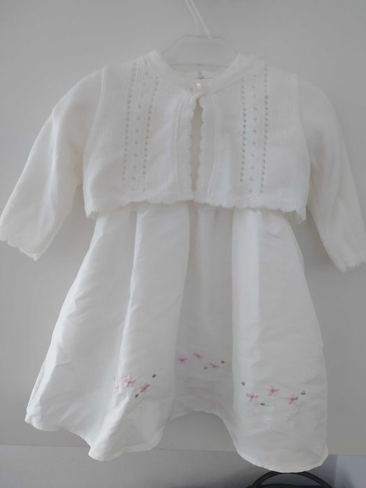 Sukienka i bolerko rozmiar 74 na chrzciny lub inne okazje