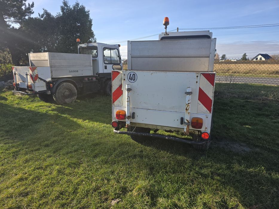 Ladog G129 4x4 hydrostat akcja zima pługo piaskarka solarka chodniki