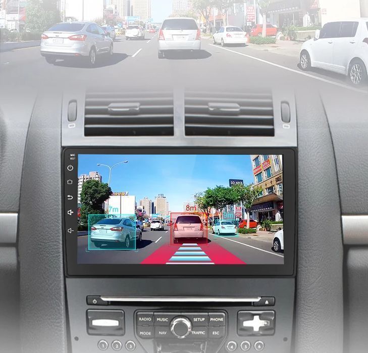 Radio do Peugeot 407 od 2004 - 2011 CarPlay i Android Auto