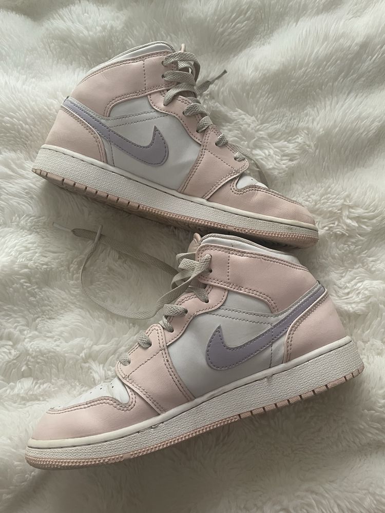 Air Jordan 1 Mid różowe buty, rozmiar 38.5