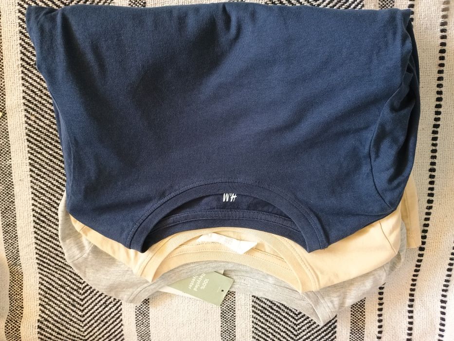 Bluzki chłopięce bawełniane nowe h&m 134/140