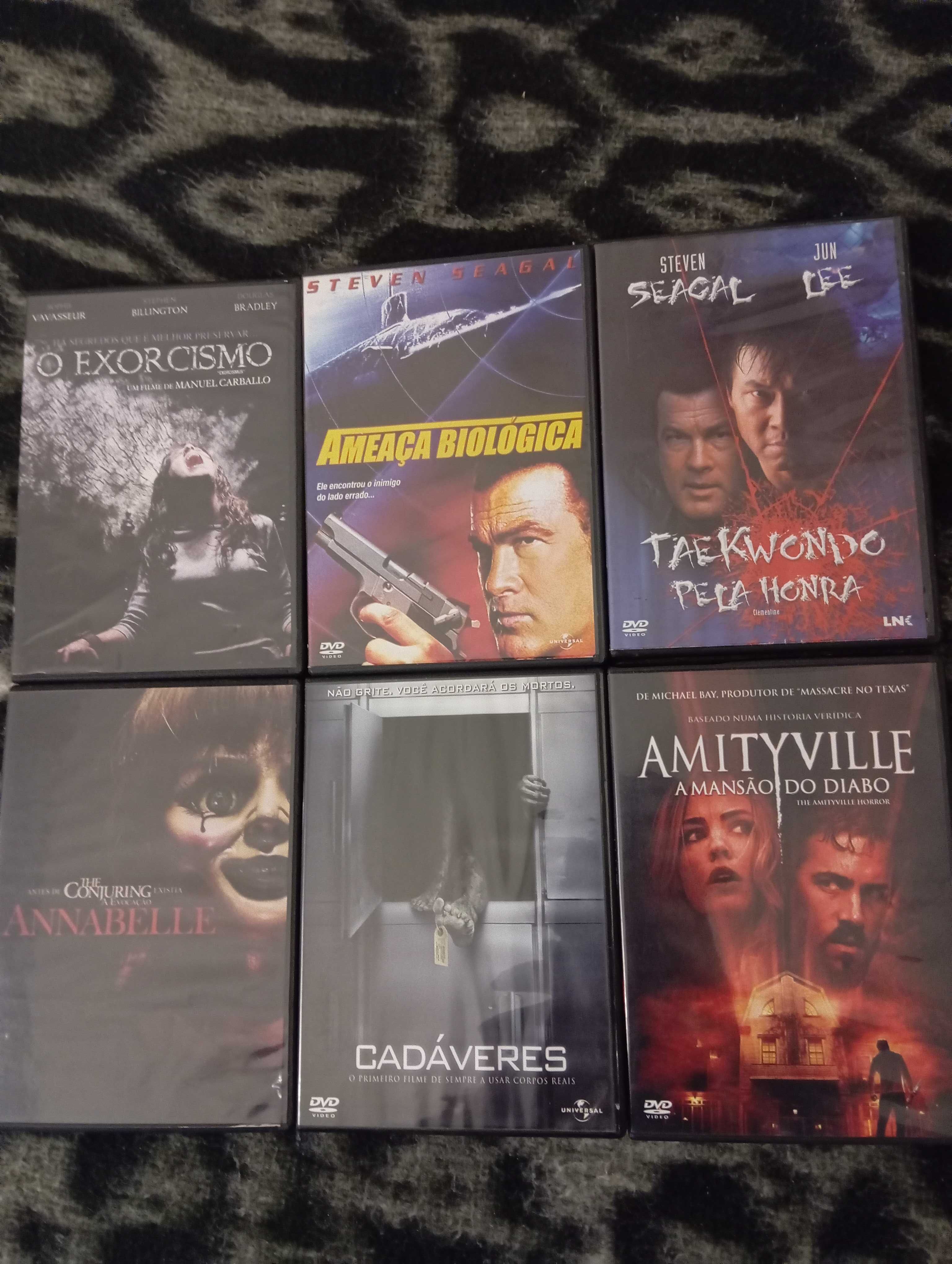DVDs de diferentes temas