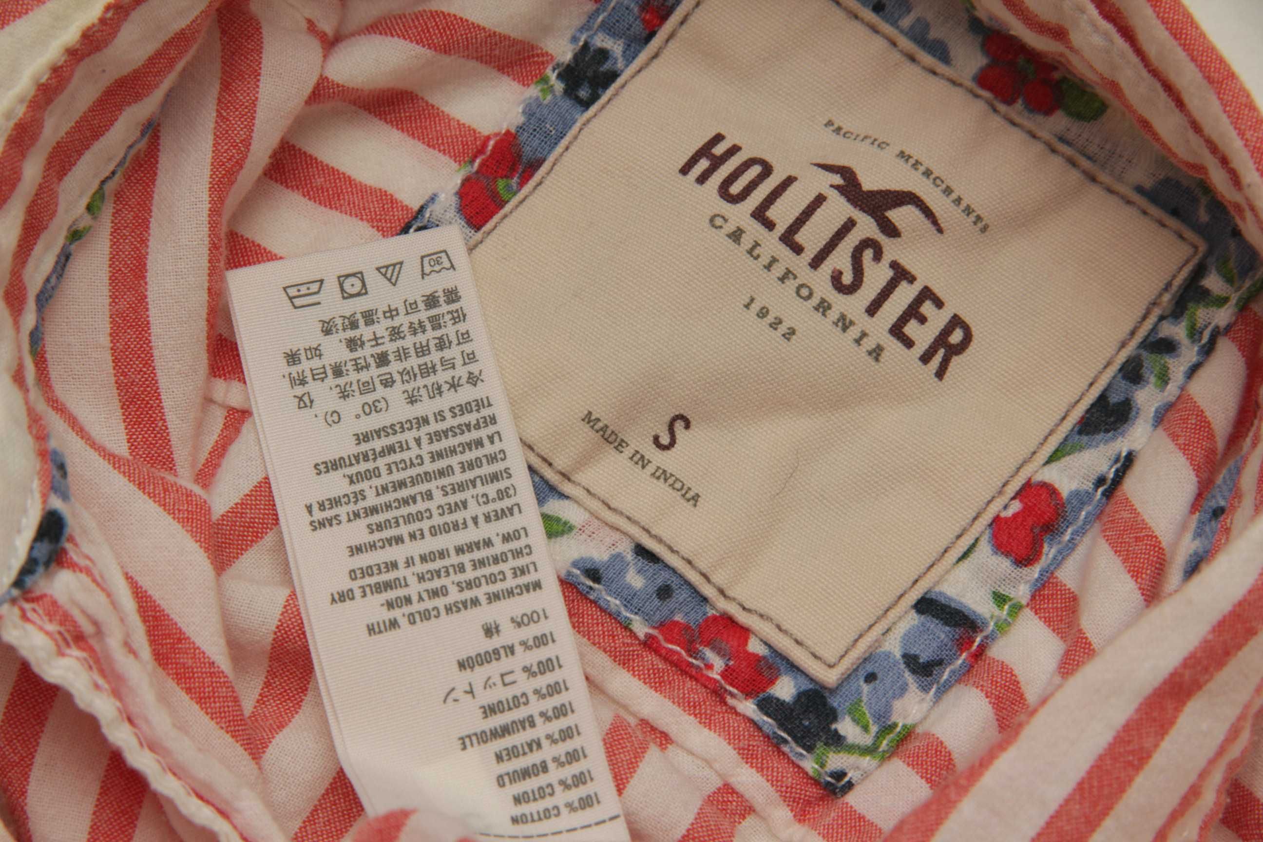 Hollister рр S рубашка из хлопка