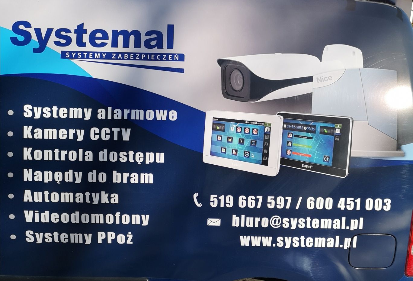 Alarmy Kamery Napędy do bram Domofony Videodomofony
