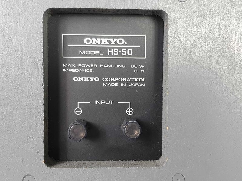 Kolumny Vintage Onkyo HS 50 6ohm 60W Japan bass 20cm Ładne Dobór audio