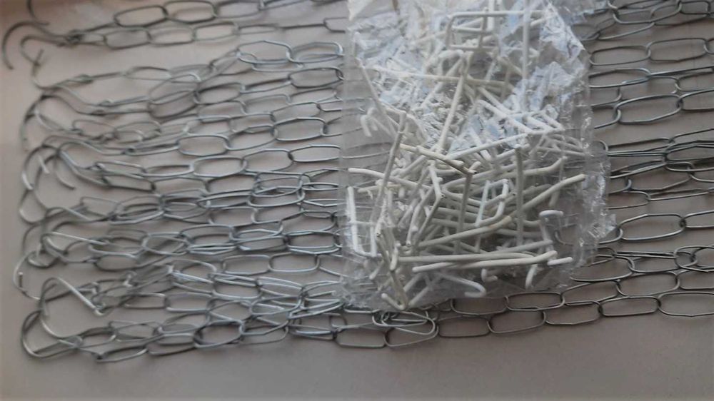 Цепочки металл Бу для рынка 22шт, крючки 30 шт