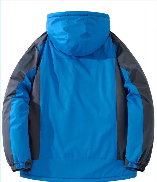 Męska zimowa ciepła kurtka wiatroszczelna