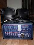 PA sistema de som PHONIC 750RW completo