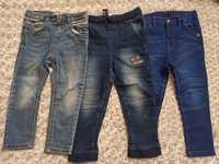Spodnie chłopięce jeansowe, roz. 98