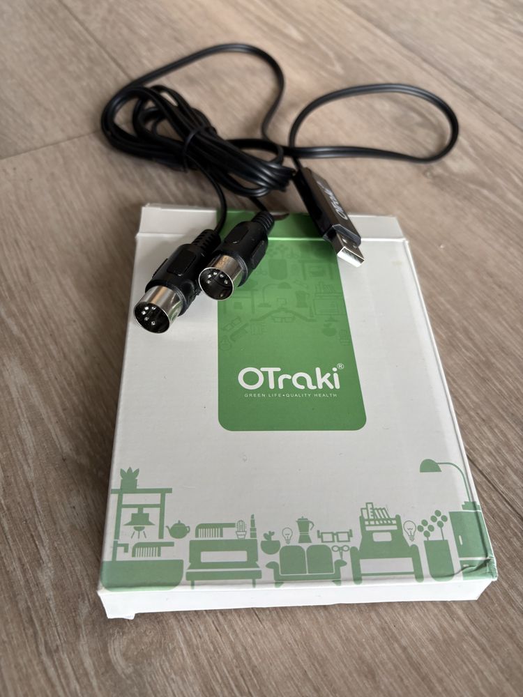 OTraki Kabel Midi USB (2m). Konwerter interfejsu midi