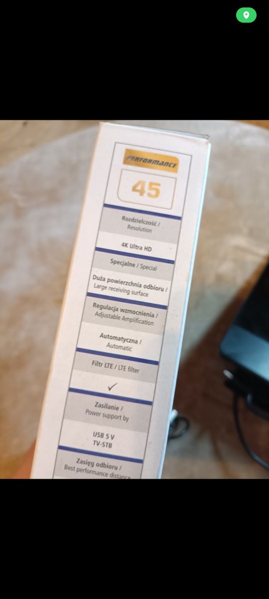 Aktywna antena pokojowa DVB-T2 hama