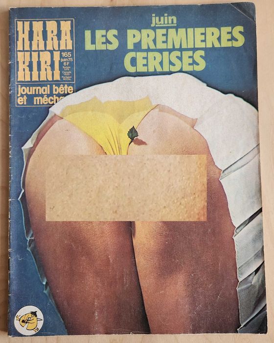 Hara Kiri: Journal Bête et Méchant nº 165 [Junho 1975] Gebé Reiser