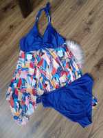 Dwuczęściowy strój kąpielowy bikini sukienka Shein rozmiar 4XL