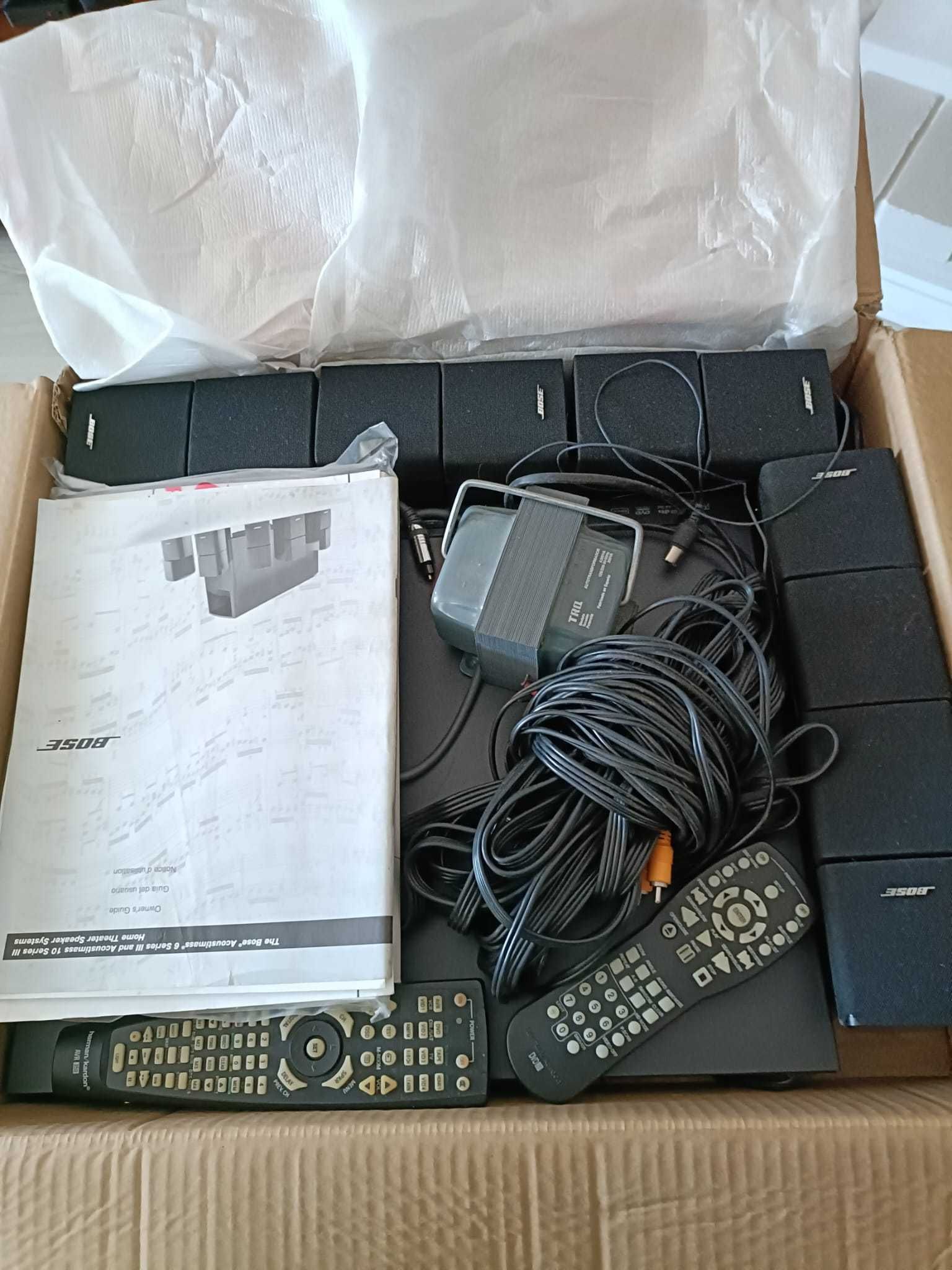 Home Cinema Harman Kardon Avr350 e DVD29 e Bose acoustimass 10