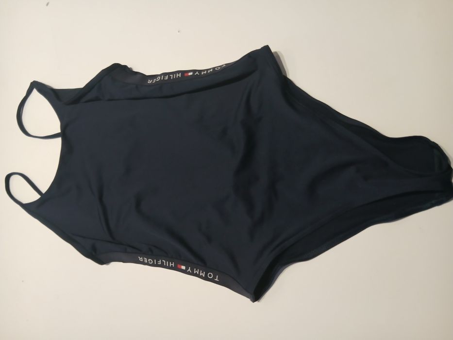 Strój jednoczęściowy Tommy Hilfiger 36 S granatowy