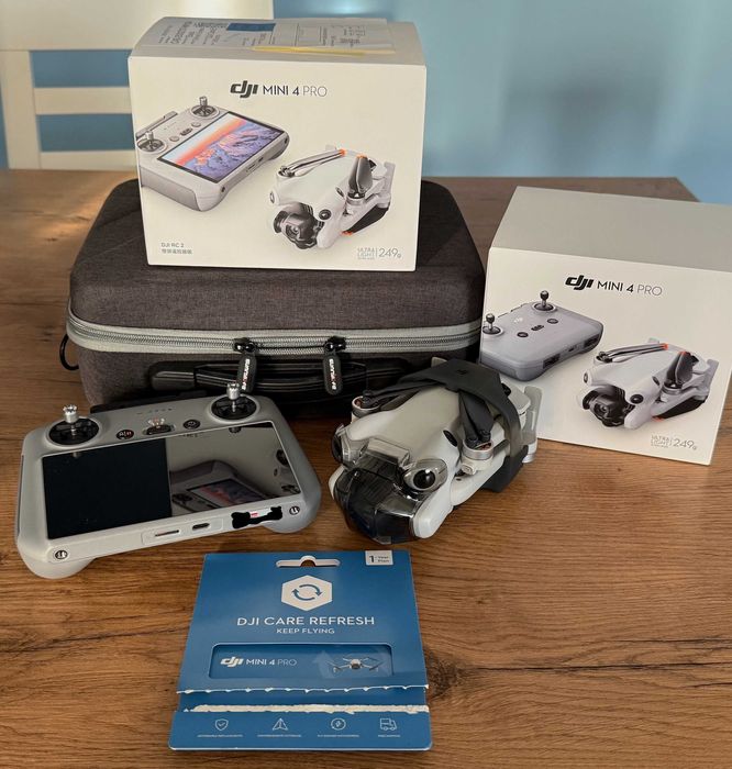 DJI Mini 4 Pro RC2 - pełny komplet z DJI Care