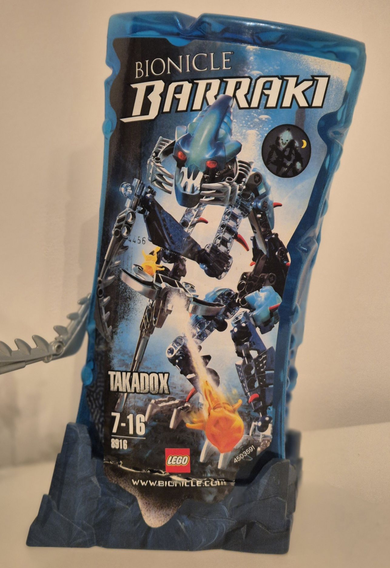 Lego Bionicle Barraki Takadox cały zestaw, pudełko, instrukcja
